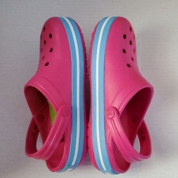 CROCS Candy Pink Bluebell Shoes Women's WOMAN'S 6 Relaxed Fit NWT - Picture 6 of 16